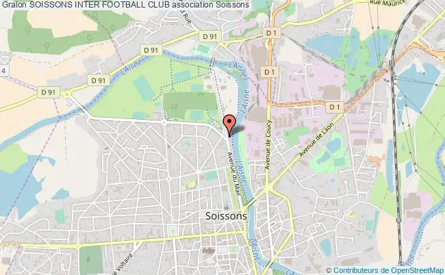 plan association Soissons Inter Football Club Soissons