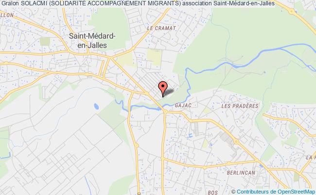 plan association Solacmi (solidaritÉ Accompagnement Migrants) Saint-Médard-en-Jalles