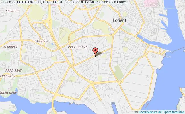plan association Soleil D'orient, Choeur De Chants De La Mer Lorient