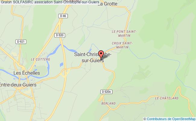 plan association Solfasirc Saint-Christophe-sur-Guiers