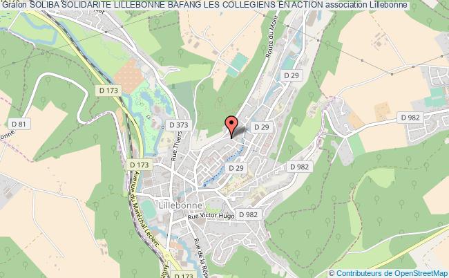 SOLIBA SOLIDARITE LILLEBONNE BAFANG LES COLLEGIENS EN ACTION