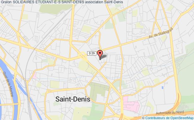plan association Solidaires Etudiant-e-s Saint-denis Saint-Denis