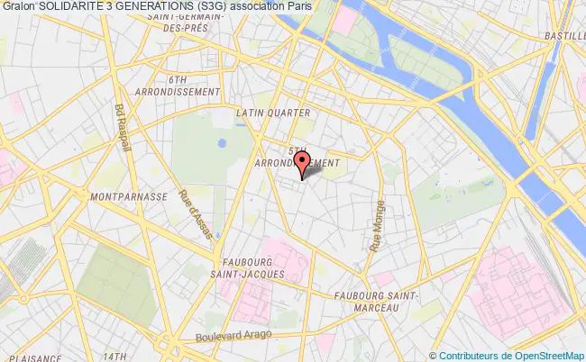 plan association Solidarite 3 Generations (s3g) Paris