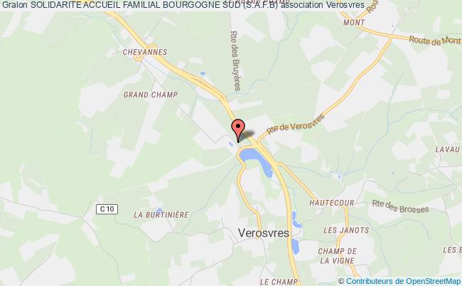 plan association Solidarite Accueil Familial Bourgogne Sud (s.a.f.b) Verosvres