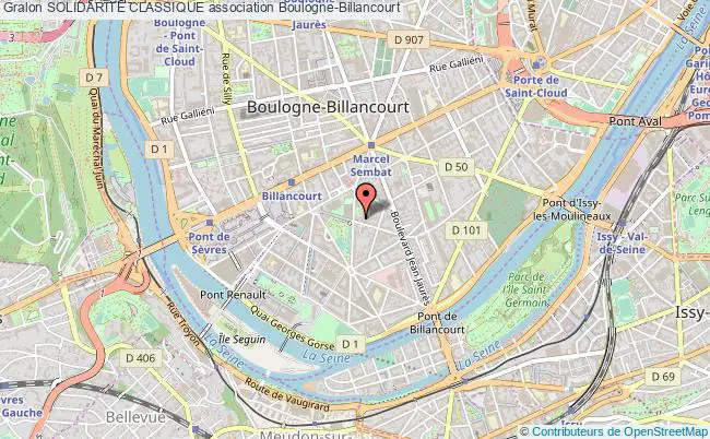 plan association Solidarite Classique Boulogne-Billancourt