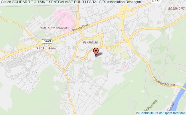 plan association Solidarite Cuisine Senegalaise Pour Les Talibes Besançon