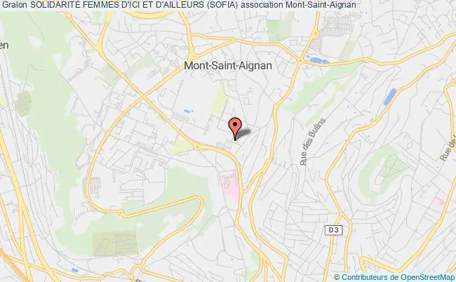 plan association SolidaritÉ Femmes D'ici Et D'ailleurs (sofia) Mont-Saint-Aignan