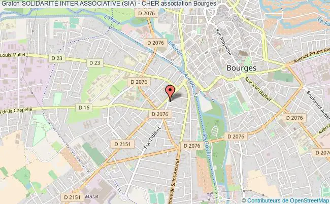 plan association SolidaritÉ Inter Associative (sia) - Cher Bourges