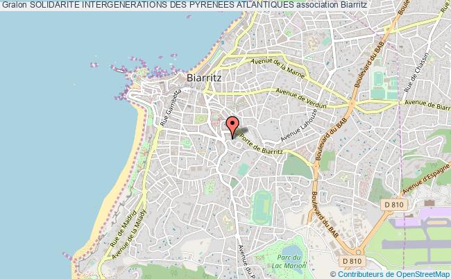 plan association Solidarite Intergenerations Des Pyrenees Atlantiques Biarritz