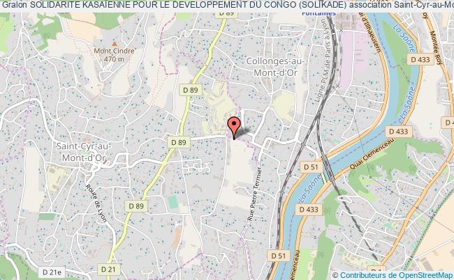 plan association Solidarite KasaÏenne Pour Le Developpement Du Congo (solikade) Saint-Cyr-au-Mont-d'Or