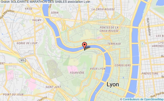 plan association Solidarite Marathon Des Sables Lyon