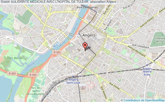 plan association Solidarite Medicale Avec L'hopital De Tulear. Angers