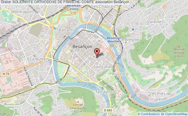 plan association Solidarite Orthodoxe De Franche-comte Besançon
