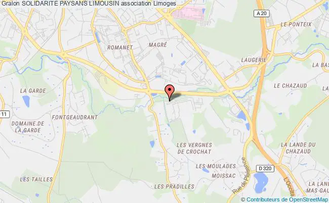 plan association Solidarite Paysans Limousin Limoges