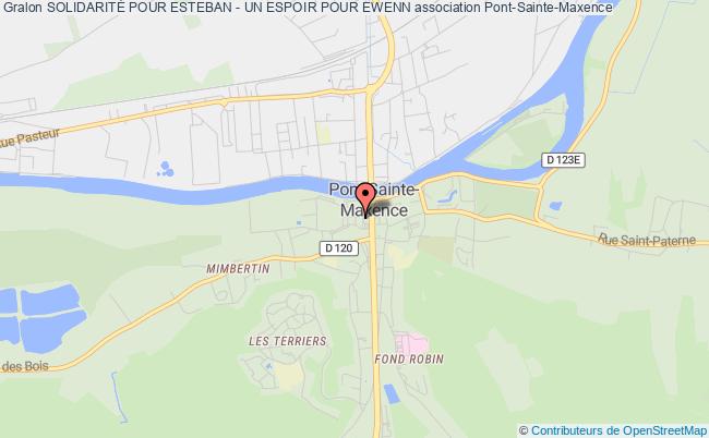 plan association SolidaritÉ Pour Esteban - Un Espoir Pour Ewenn Pont-Sainte-Maxence