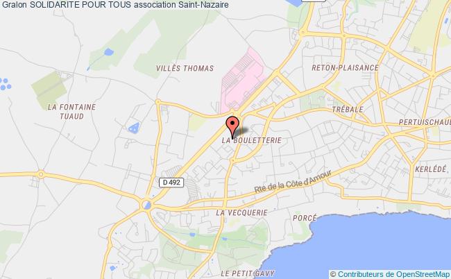 plan association Solidarite Pour Tous Saint-Nazaire