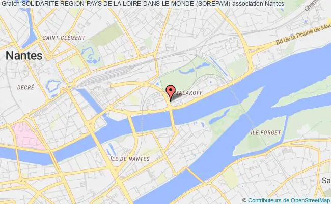 plan association Solidarite Region Pays De La Loire Dans Le Monde (sorepam) Nantes