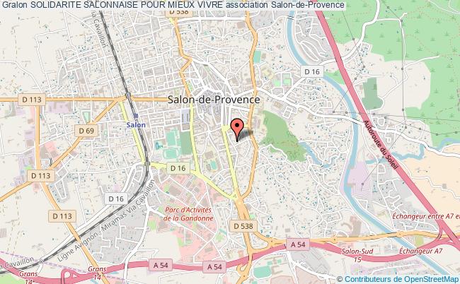plan association Solidarite Salonnaise Pour Mieux Vivre Salon-de-Provence