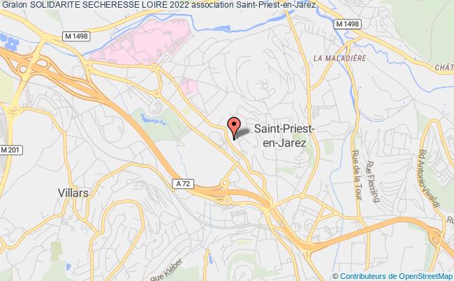 plan association Solidarite Secheresse Loire 2022 Saint-Priest-en-Jarez