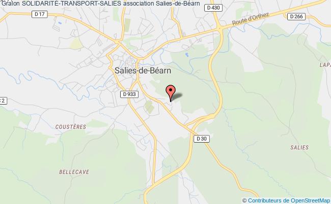 plan association SolidaritÉ-transport-salies Salies-de-Béarn