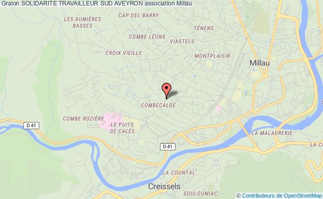 plan association Solidarite Travailleur Sud Aveyron Millau