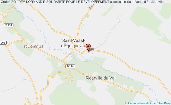 plan association Solidev Normandie Solidarite Pour Le Developpement Saint-Vaast-d'Équiqueville