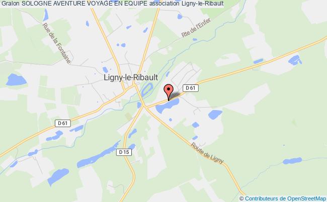 plan association Sologne Aventure Voyage En Equipe Ligny-le-Ribault