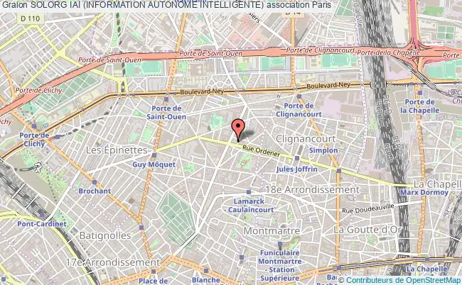 plan association Solorg Iai (information Autonome Intelligente) Paris 18e