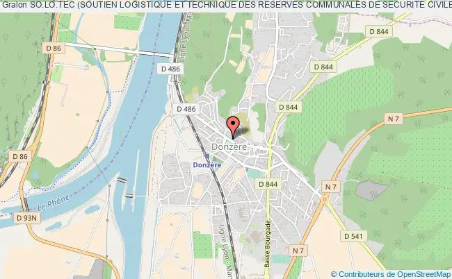 plan association So.lo.tec (soutien Logistique Et Technique Des Reserves Communales De Securite Civile Sainte-baume / Mont-aurelien) Ollières