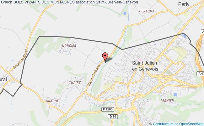 plan association Sols Vivants Des Montagnes Saint-Julien-en-Genevois