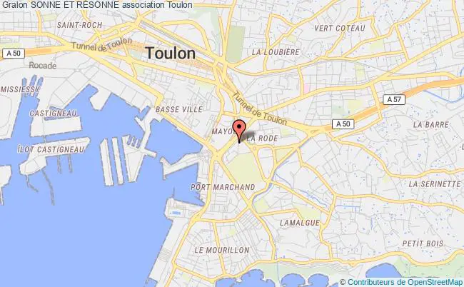 plan association Sonne Et RÉsonne Toulon