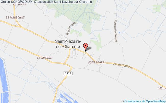plan association Sonopodium 17 Saint-Nazaire-sur-Charente