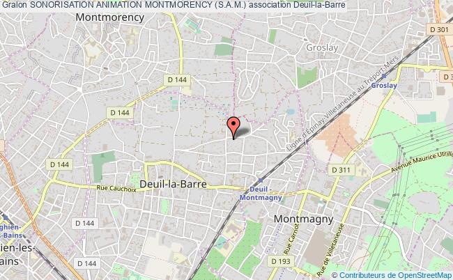 plan association Sonorisation Animation Montmorency (s.a.m.) Deuil-la-Barre