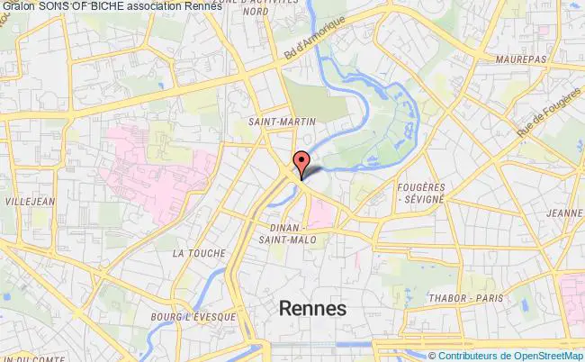 plan association Sons Of Biche Rennes