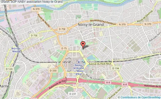 plan association Sop Naby Noisy-le-Grand