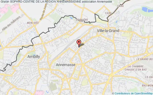 plan association Sophro-centre De La Region Annemassienne Annemasse