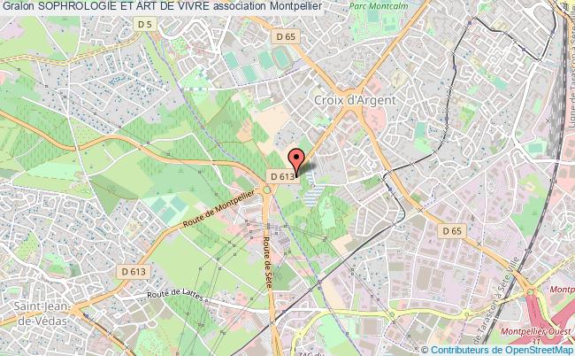 plan association Sophrologie Et Art De Vivre Montpellier