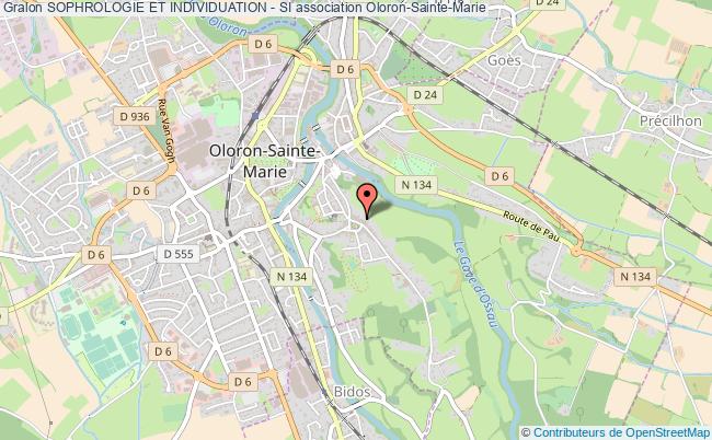 plan association Sophrologie Et Individuation - Si Oloron-Sainte-Marie