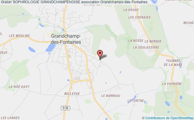 plan association Sophrologie Grandchampenoise Grandchamps-des-Fontaines