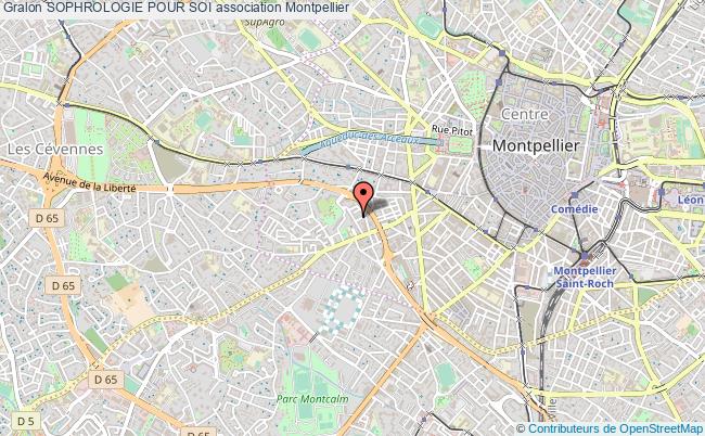 plan association Sophrologie Pour Soi Montpellier