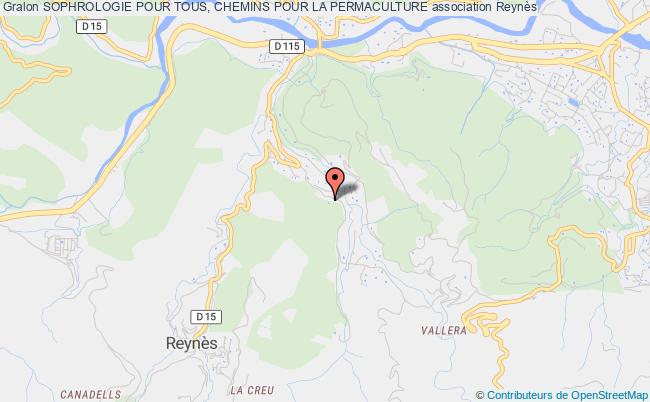 plan association Sophrologie Pour Tous, Chemins Pour La Permaculture Reynès