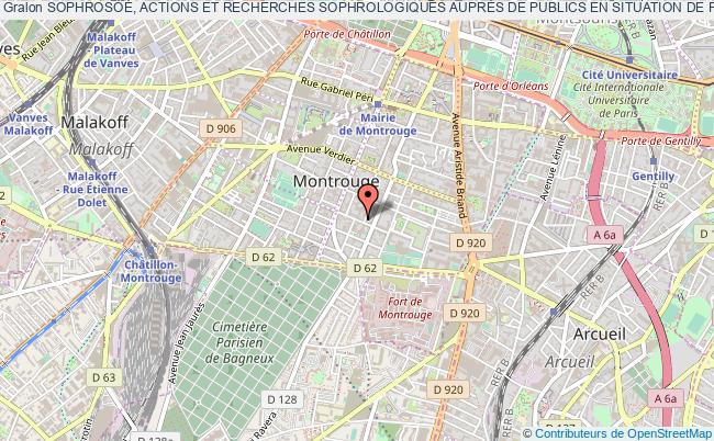 plan association SophrosoÉ, Actions Et Recherches Sophrologiques AuprÈs De Publics En Situation De FragilitÉ Montrouge