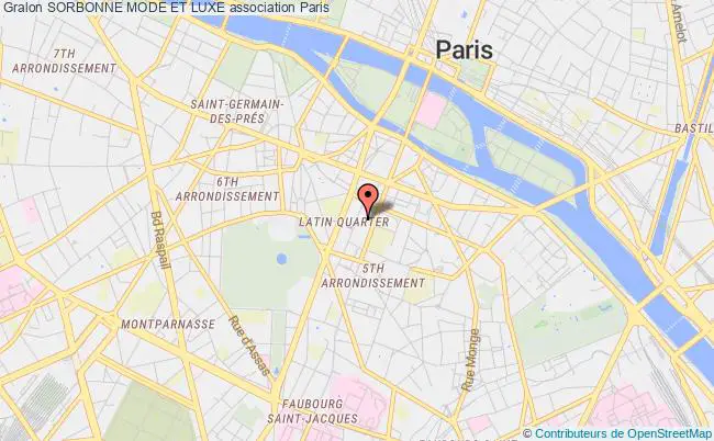 plan association Sorbonne Mode Et Luxe Paris