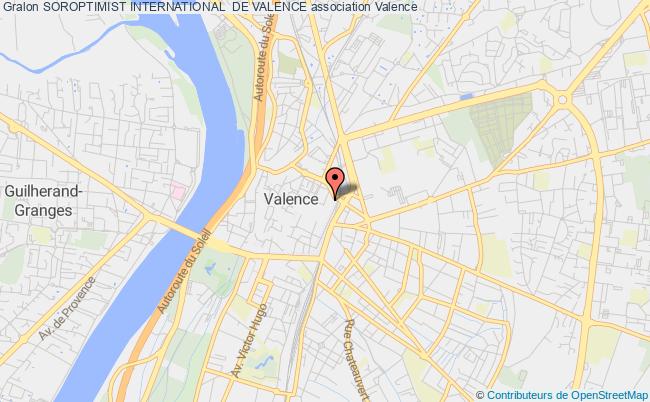 plan association Soroptimist International  De Valence Valence