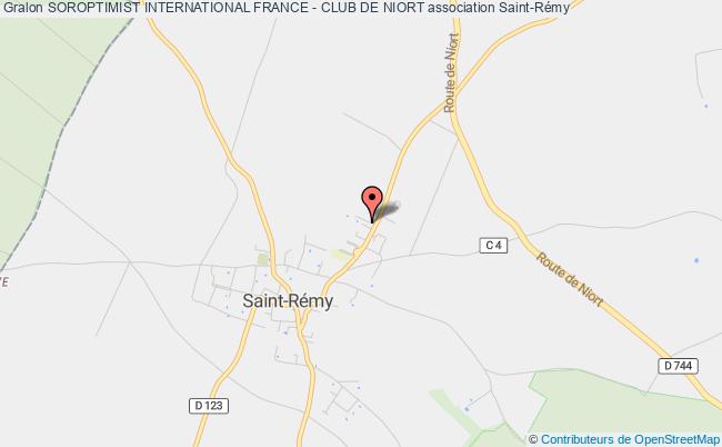plan association Soroptimist International France - Club De Niort Saint-Rémy