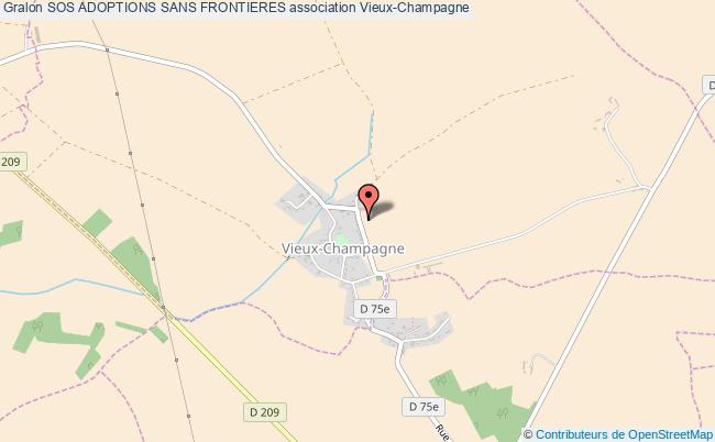 plan association Sos Adoptions Sans Frontieres Vieux-Champagne