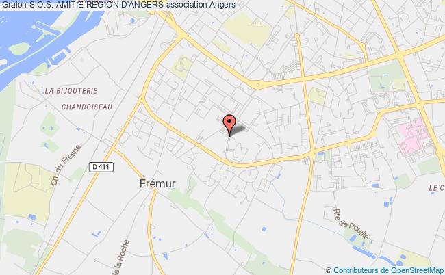 plan association S.o.s. Amitie Region D'angers Angers