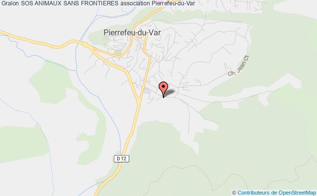 plan association Sos Animaux Sans Frontieres Pierrefeu-du-Var