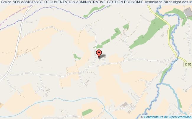plan association Sos Assistance Documentation Administrative Gestion Économie Saint-Vigor-des-Monts