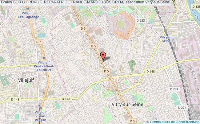 plan association Sos Chirurgie Reparatrice France-maroc (sos Crfm) Vitry-sur-Seine